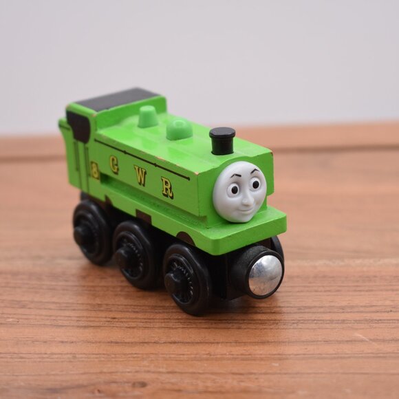 Thomas & Friends Green Duck GWR #8 Tank Wooden Railway Train Engine 2012 - Picture 6 of 7